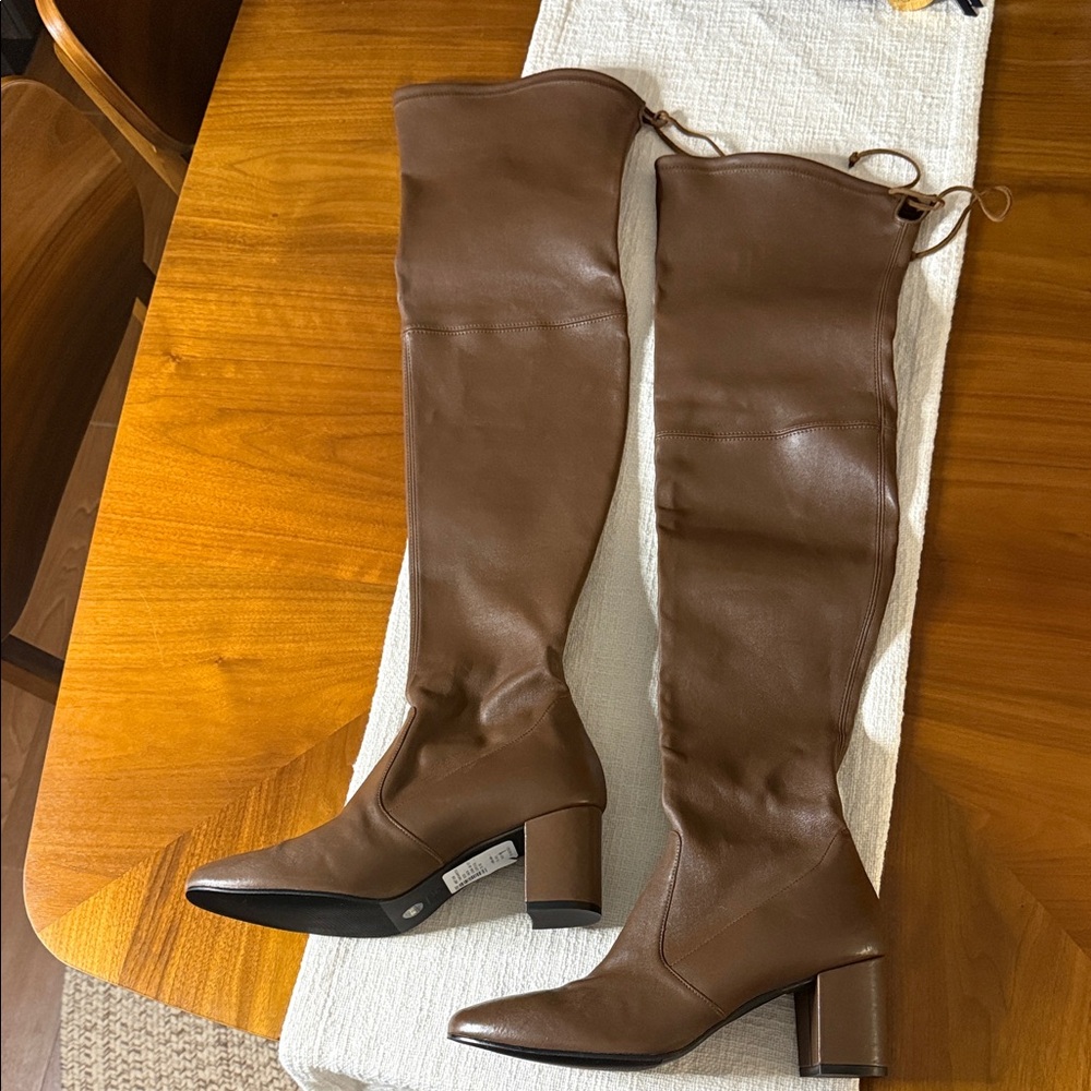 Stuart Weitzman Brown Over the Knee Boots